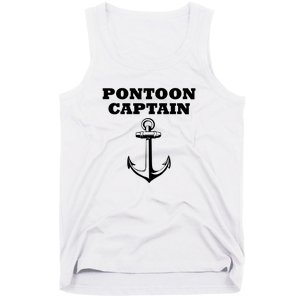 Pontoon Captain Funny Pontoon Tank Top