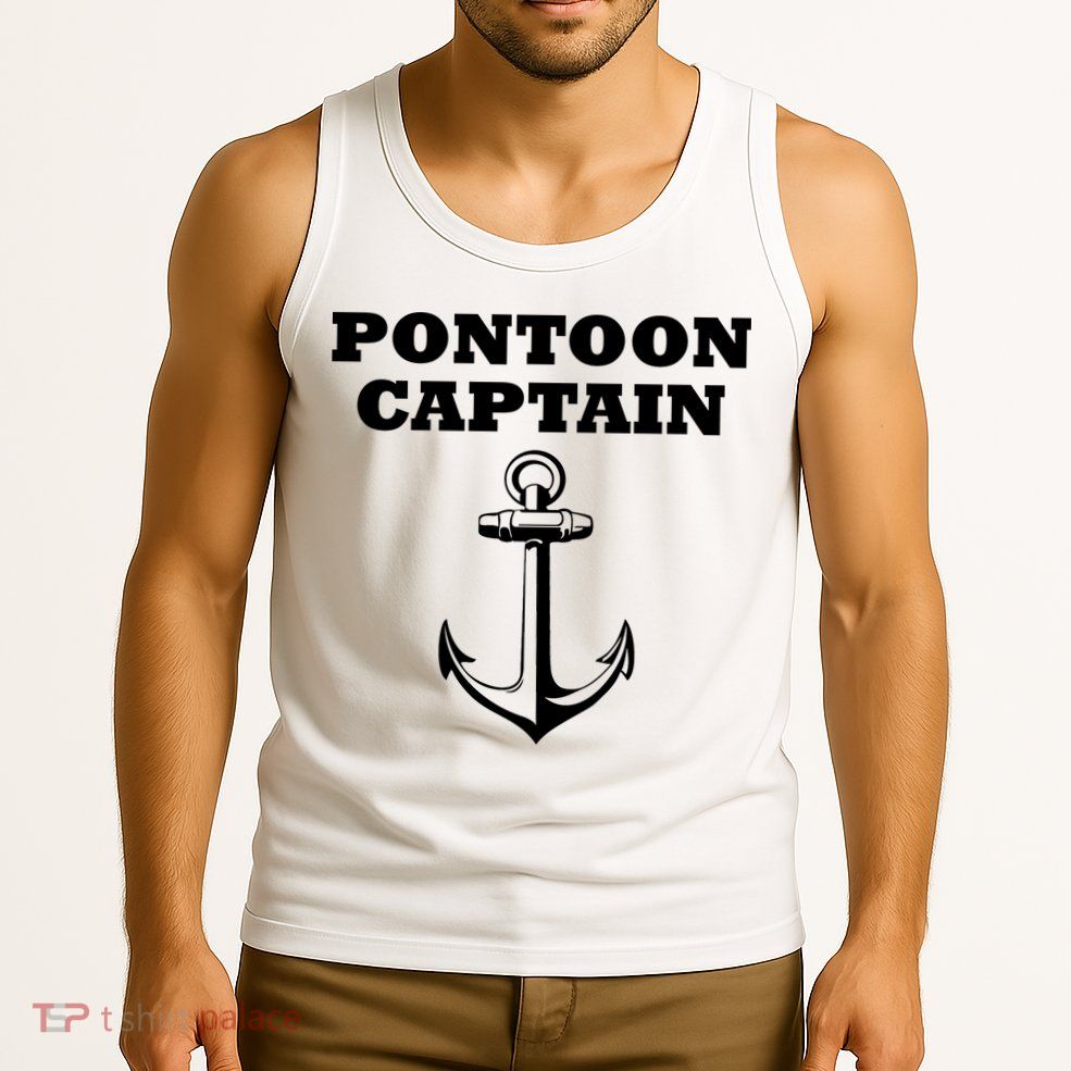 Pontoon Captain Funny Pontoon Tank Top