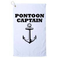 Pontoon Captain Funny Pontoon Golf Towel