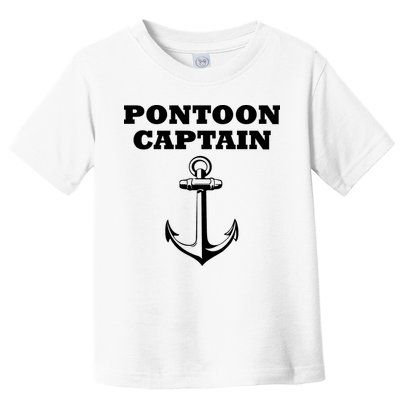 Pontoon Captain Funny Pontoon Toddler T-Shirt