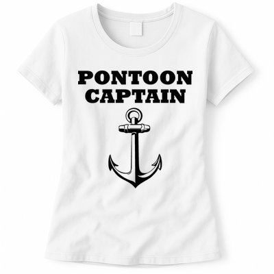 Pontoon Captain Funny Pontoon Womens T-Shirt