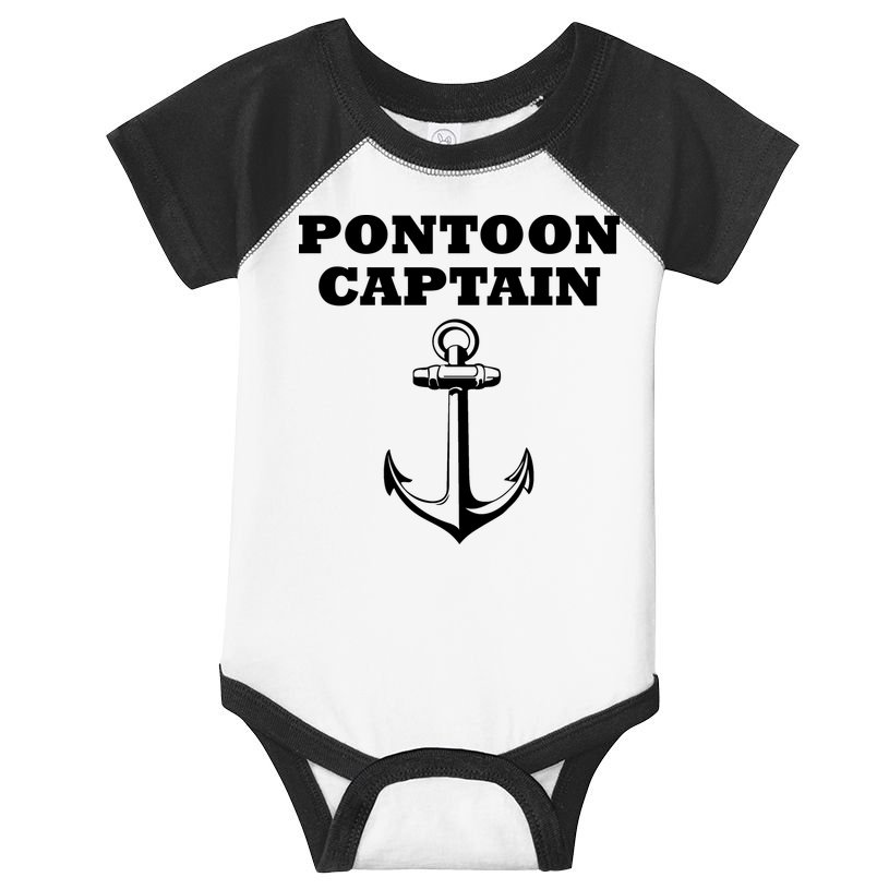 Pontoon Captain Funny Pontoon Infant Baby Jersey Bodysuit