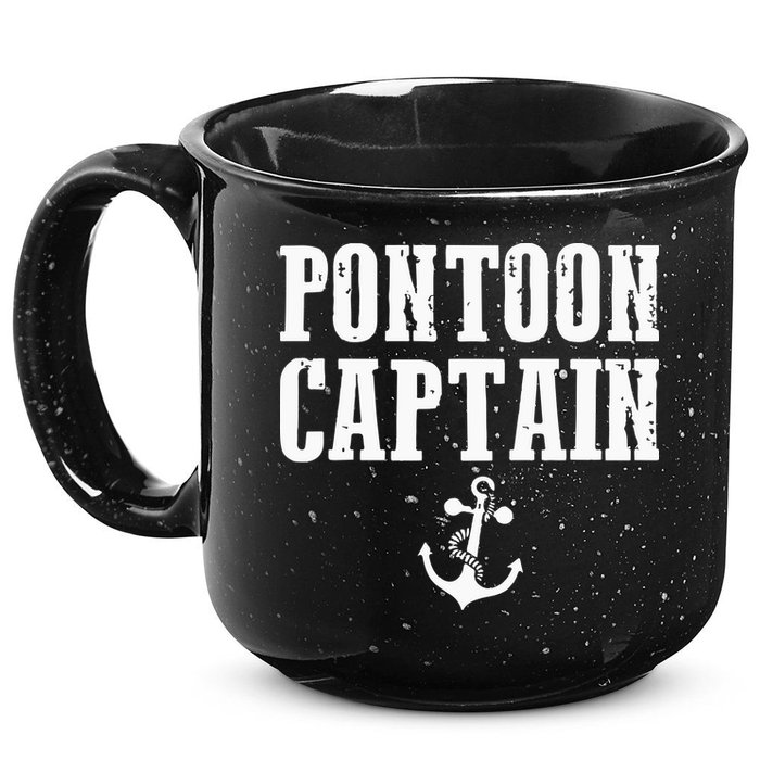 Pontoon Captain Funny Pontoon 15oz Campfire Ceramic Mug