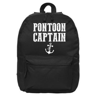 Pontoon Captain Funny Pontoon 16 in Basic Backpack