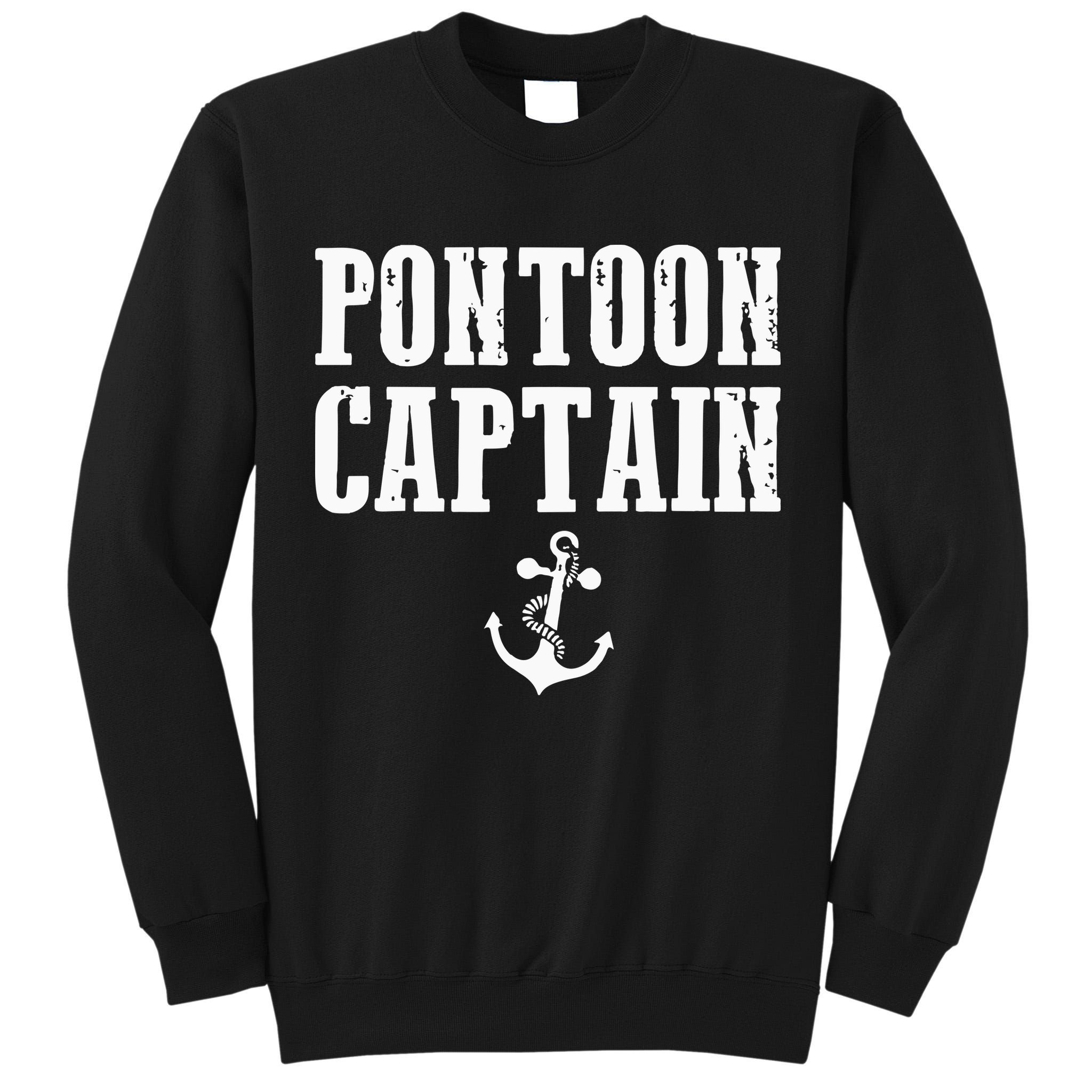 Pontoon Captain Funny Pontoon Tall Sweatshirt