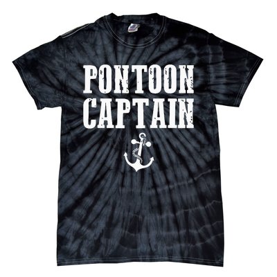 Pontoon Captain Funny Pontoon Tie-Dye T-Shirt