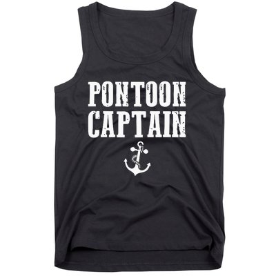 Pontoon Captain Funny Pontoon Tank Top