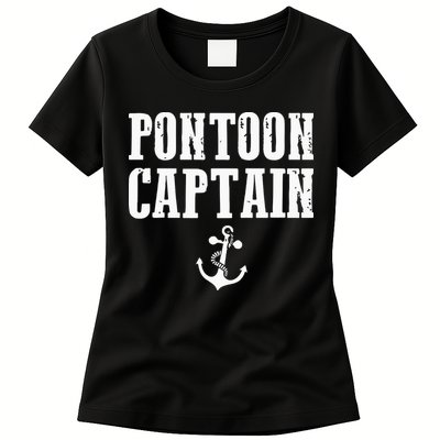 Pontoon Captain Funny Pontoon Womens T-Shirt
