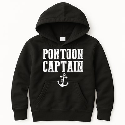 Pontoon Captain Funny Pontoon Kids Hoodie