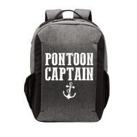 Pontoon Captain Funny Pontoon Vector Backpack