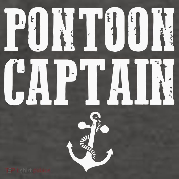 Pontoon Captain Funny Pontoon Vector Backpack