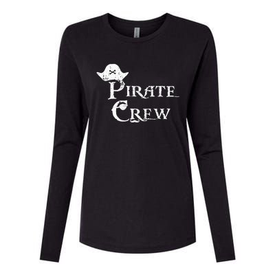 Pirate Crew Funny Halloween Costume Womens Cotton Relaxed Long Sleeve T-Shirt