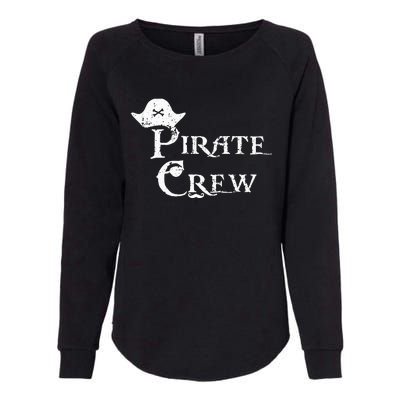 Pirate Crew Funny Halloween Costume Womens California Wash Sweatshirt