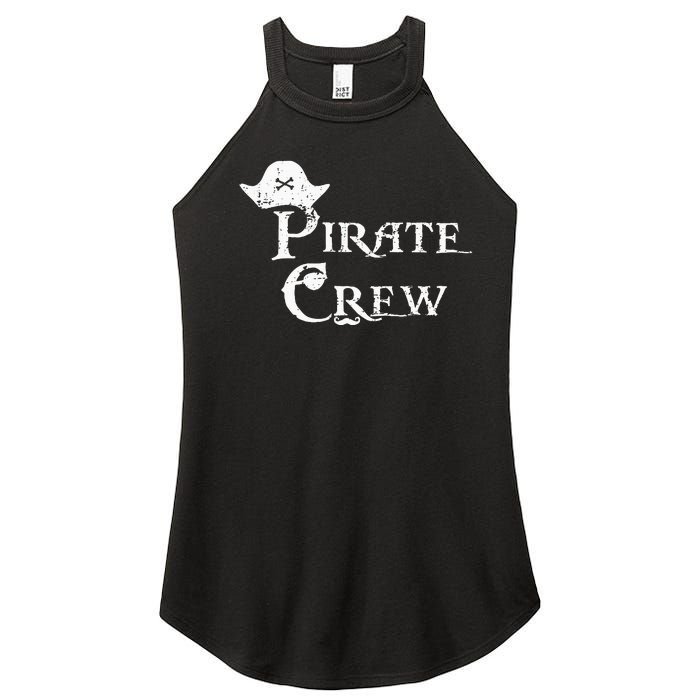 Pirate Crew Funny Halloween Costume Women’s Perfect Tri Rocker Tank