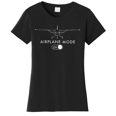 Pilot C172 Flying Gift Airplane Mode Women's T-Shirt