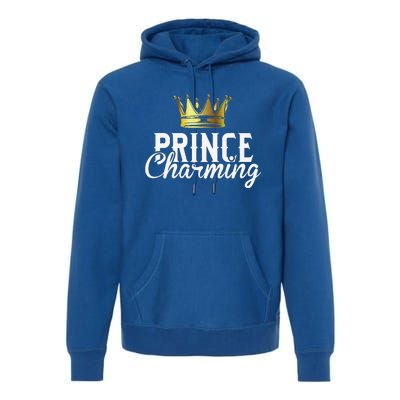 Prince Charming Funny Fairy Tale Halloween Lazy Costume Gift Premium Hoodie