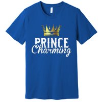 Prince Charming Funny Fairy Tale Halloween Lazy Costume Gift Premium T-Shirt