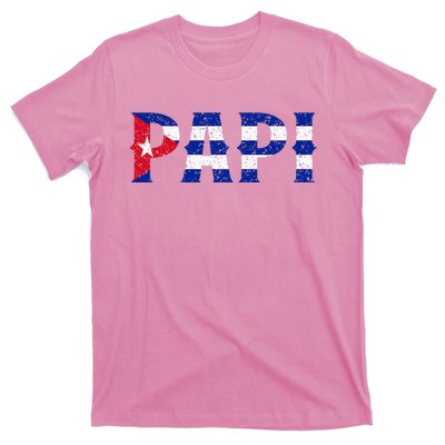 Papi Cuban Flag Cuba Proud FatherS Day T-Shirt