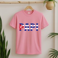 Papi Cuban Flag Cuba Proud FatherS Day T-Shirt