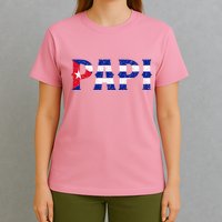 Papi Cuban Flag Cuba Proud FatherS Day T-Shirt