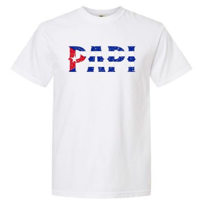 Papi Cuban Flag Cuba Proud FatherS Day Garment-Dyed Heavyweight T-Shirt