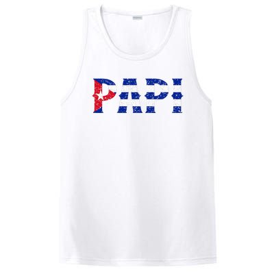 Papi Cuban Flag Cuba Proud FatherS Day PosiCharge Competitor Tank