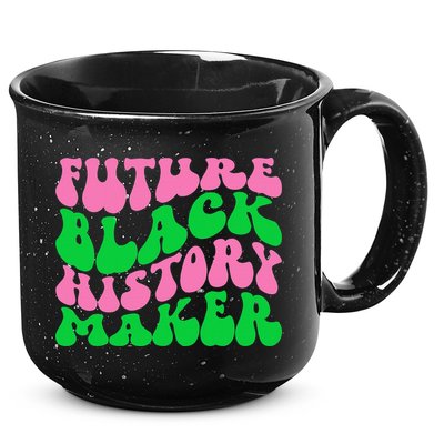 Pretty cute future black history maker aka funny tee 15oz Campfire Ceramic Mug