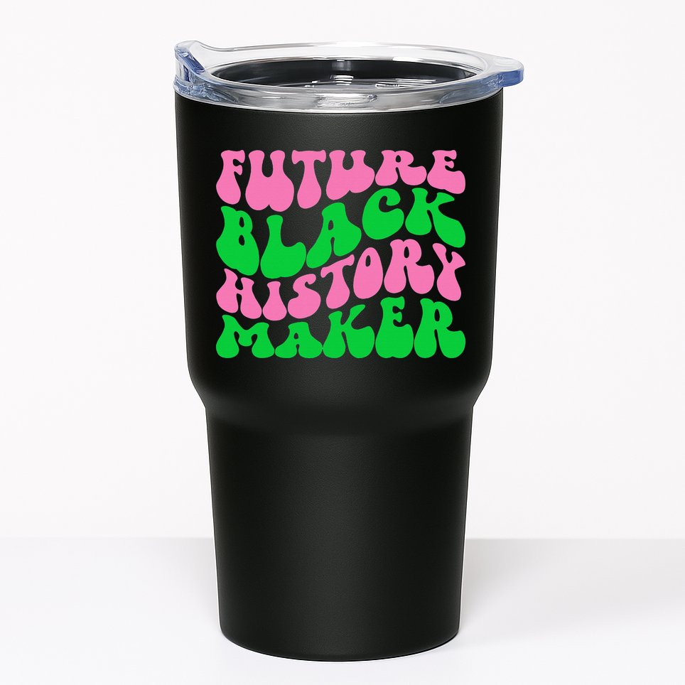 Pretty cute future black history maker aka funny tee Tumbler