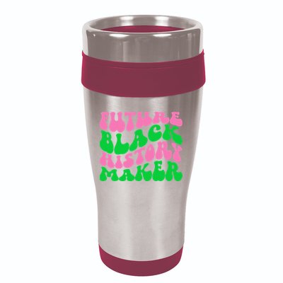 Pretty cute future black history maker aka funny tee 16oz Travel Tumbler