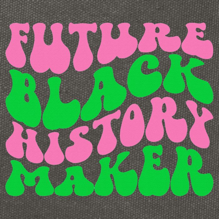 Pretty cute future black history maker aka funny tee Cotton Canvas Backpack