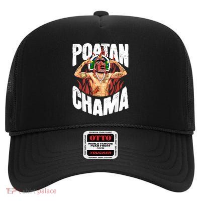 Poatan Chama Fighter Mma Fan Jjb Boxe Muay Thai Kickboxing High Crown Mesh Back Trucker Hat