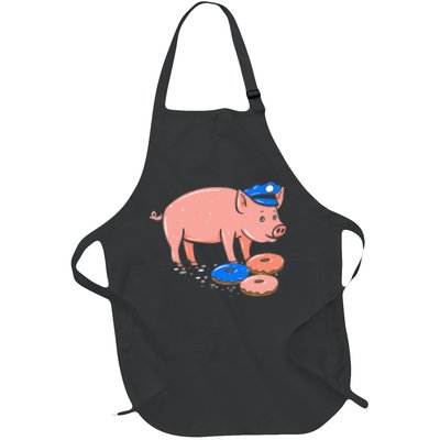 Pig Cop Funny Police Officer Doughnut Gift Apron