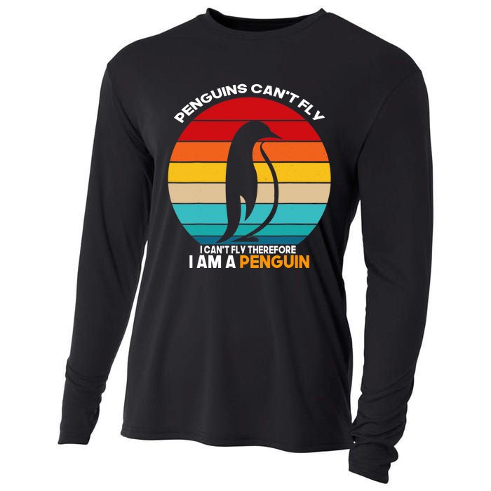 Penguins Can't Fly I Can't Fly Therefore I Am A Penguin Cooling Performance Long Sleeve Crew