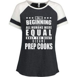 Prep Cook Funny Personalized Gift Enza Ladies Jersey Colorblock Tee