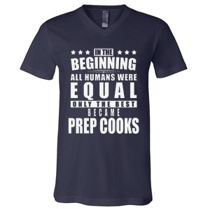 Prep Cook Funny Personalized Gift V-Neck T-Shirt