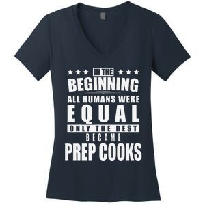 Prep Cook Funny Personalized Gift Women's V-Neck T-Shirt