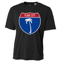 Plant City Florida FL Interstate Highway Vacation Souvenir Cooling Performance Crew T-Shirt