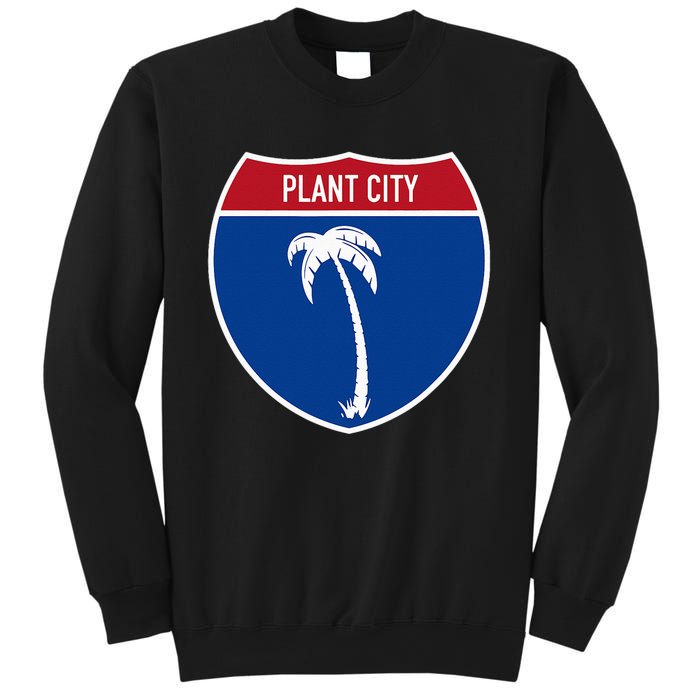 Plant City Florida FL Interstate Highway Vacation Souvenir Sweatshirt