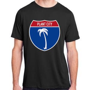 Plant City Florida FL Interstate Highway Vacation Souvenir Adult ChromaSoft Performance T-Shirt