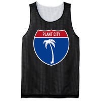 Plant City Florida FL Interstate Highway Vacation Souvenir Mesh Reversible Basketball Jersey Tank