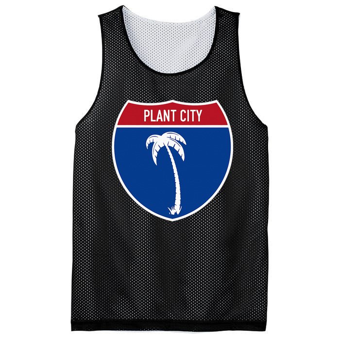 Plant City Florida FL Interstate Highway Vacation Souvenir Mesh Reversible Basketball Jersey Tank