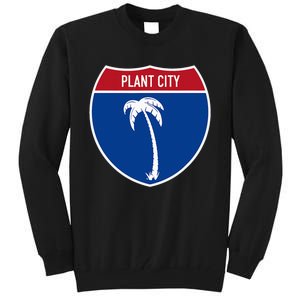 Plant City Florida FL Interstate Highway Vacation Souvenir Tall Sweatshirt