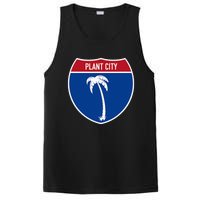 Plant City Florida FL Interstate Highway Vacation Souvenir PosiCharge Competitor Tank