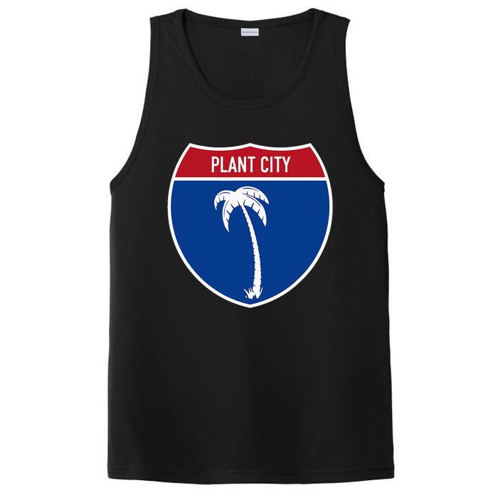 Plant City Florida FL Interstate Highway Vacation Souvenir PosiCharge Competitor Tank