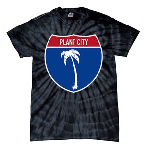 Plant City Florida FL Interstate Highway Vacation Souvenir Tie-Dye T-Shirt