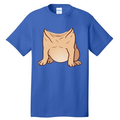 Pug Costume For Halloween Animal Body Cosplay Tall T-Shirt