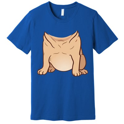 Pug Costume For Halloween Animal Body Cosplay Premium T-Shirt