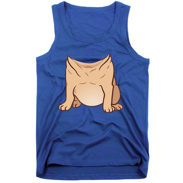 Pug Costume For Halloween Animal Body Cosplay Tank Top