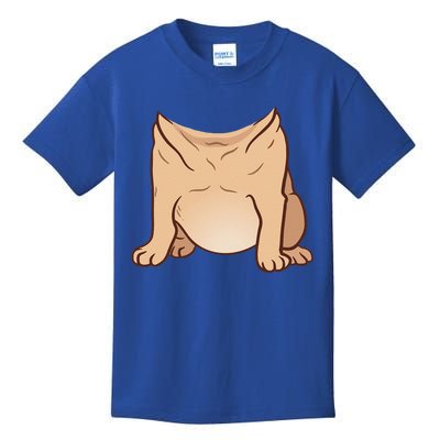 Pug Costume For Halloween Animal Body Cosplay Kids T-Shirt