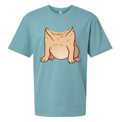 Pug Costume For Halloween Animal Body Cosplay Sueded Cloud Jersey T-Shirt